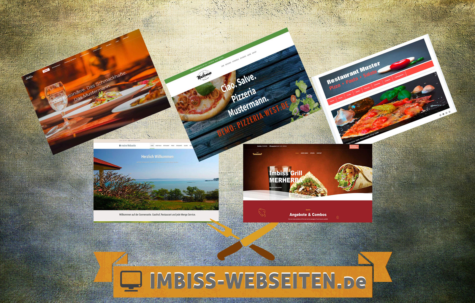 Foto Beispiele Gastronomie Webseiten