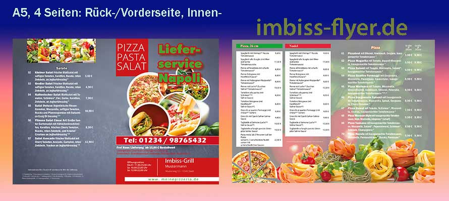 A5 Flyer Lieferservice